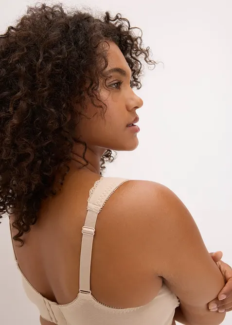 Zmen&scaron;ovac&iacute; hladk&aacute; podprsenka bez kostic, s organickou bavlnou (2 ks v balen&iacute;), bonprix