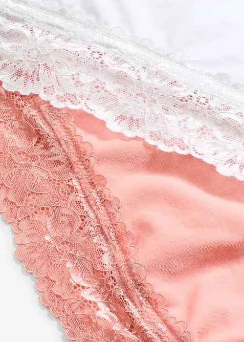 Bandeau podprsenka s organickou bavlnou (2 ks v balení), bonprix