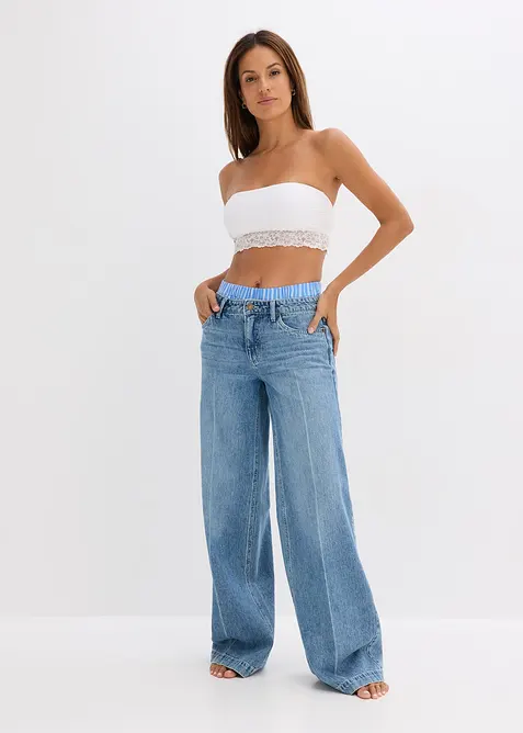 Bandeau podprsenka s organickou bavlnou (2 ks v balení), bonprix