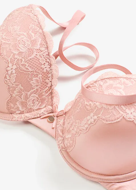 Vyztužená podprsenka s lesklým efektem, bonprix