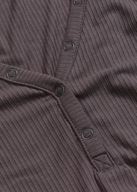 Kr&aacute;tk&eacute; pyžamo z měkk&eacute;ho žebrovan&eacute;ho materi&aacute;lu, bonprix