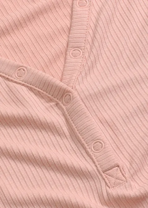 Krátké pyžamo z měkkého žebrovaného materiálu, bonprix