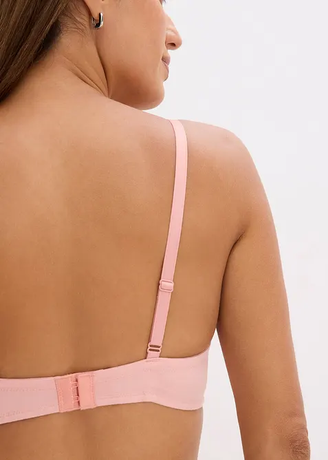 Podprsenka bez kostic, s měkkou organickou bavlnou (3 ks v balení), bonprix