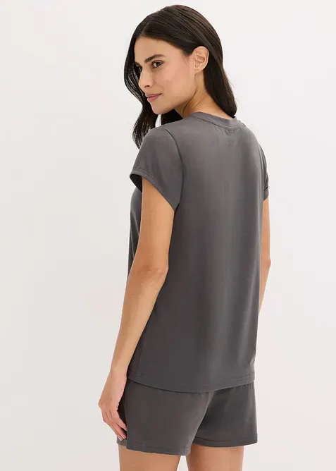 Krátké pyžamo z lehkého měkkého materiálu, bonprix