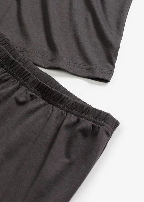 Krátké pyžamo z lehkého měkkého materiálu, bonprix