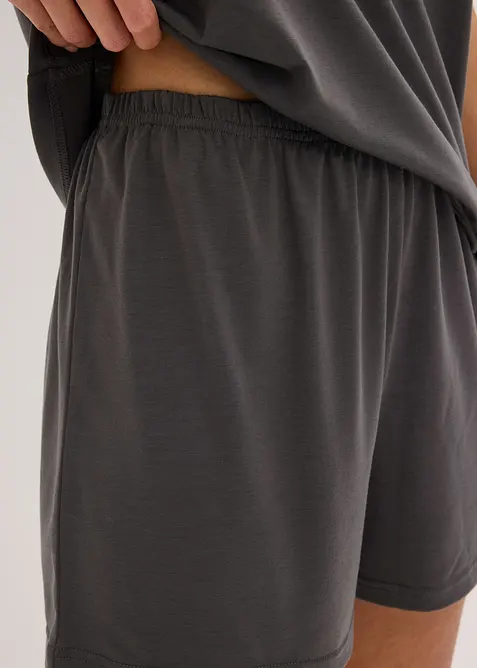 Krátké pyžamo z lehkého měkkého materiálu, bonprix