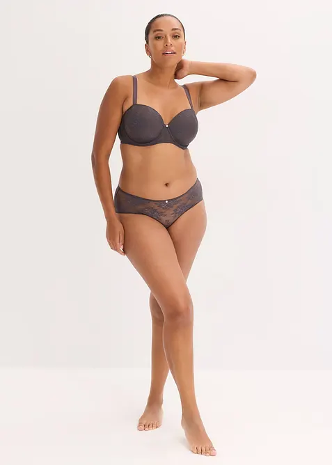 Balkonetov&aacute; podprsenka s jemnou krajkou (2 ks v balen&iacute;), bonprix