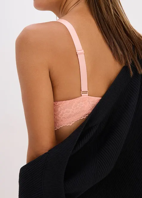 Push-up podprsenka s lesklým efektem, bonprix