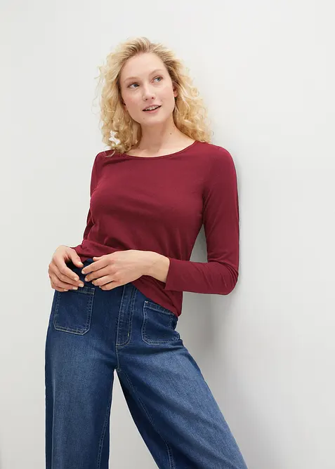 Tričko s dlouhým rukávem (2 ks v balení), bonprix