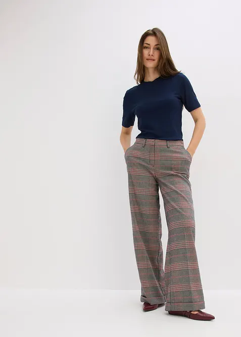 Žebrované triko z měkké viskózové směsi, bonprix