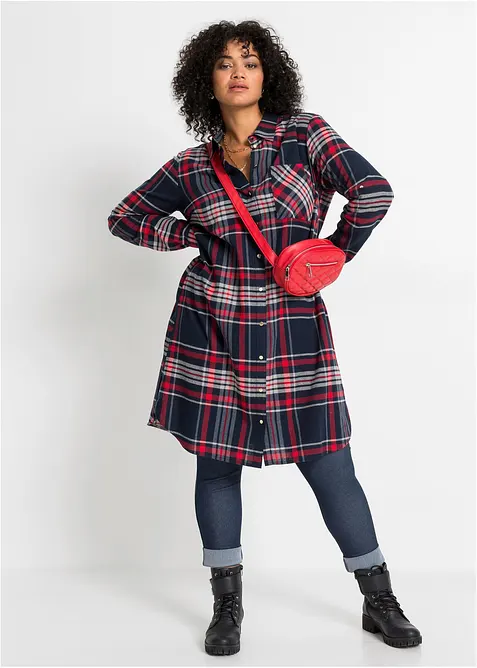 Košilové šaty z čisté bavlny, bonprix