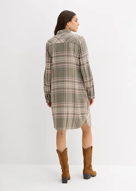 Košilové šaty z čisté bavlny, bonprix