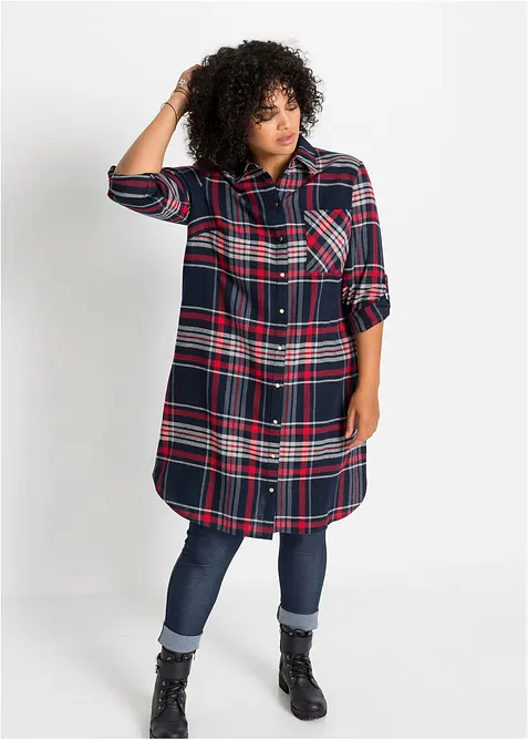 Košilové šaty z čisté bavlny, bonprix