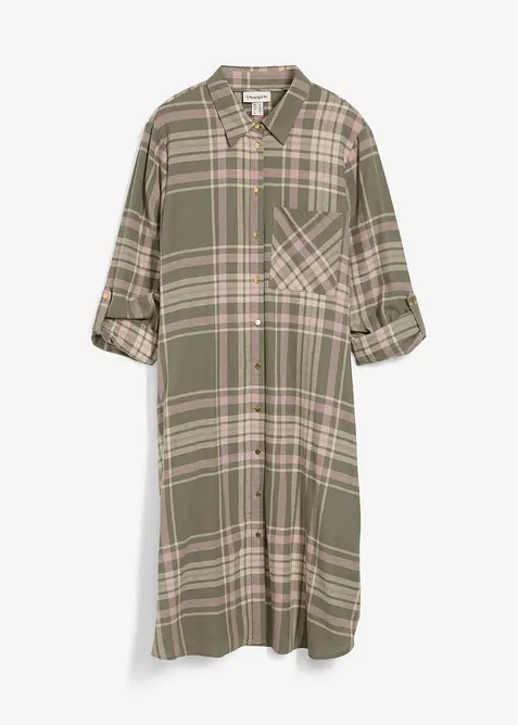 Košilové šaty z čisté bavlny, bonprix