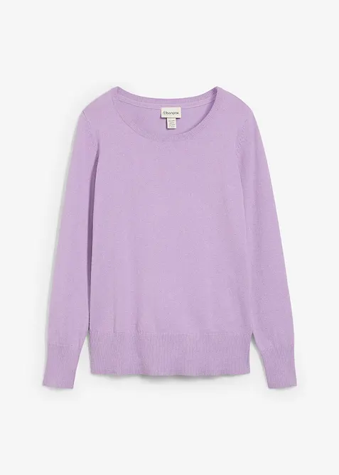 Z&aacute;kladn&iacute; svetr s recyklovanou bavlnou, bonprix