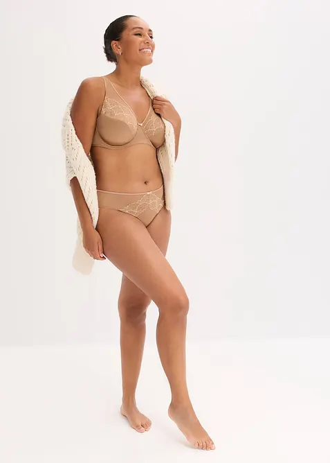 Podprsenka s kosticemi a s leskl&yacute;m efektem (2 ks v balen&iacute;), bonprix