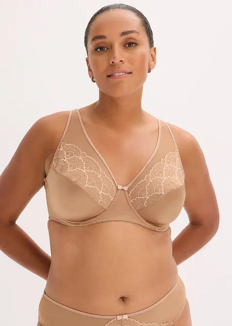 Podprsenka s kosticemi a s lesklým efektem (2 ks v balení), bonprix