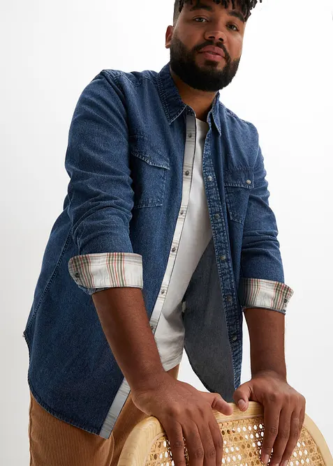 Dž&iacute;nov&aacute; ko&scaron;ile z čist&eacute; bavlny, bonprix