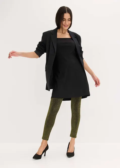 Termo punčochové legíny ze třpytivé příze, bonprix