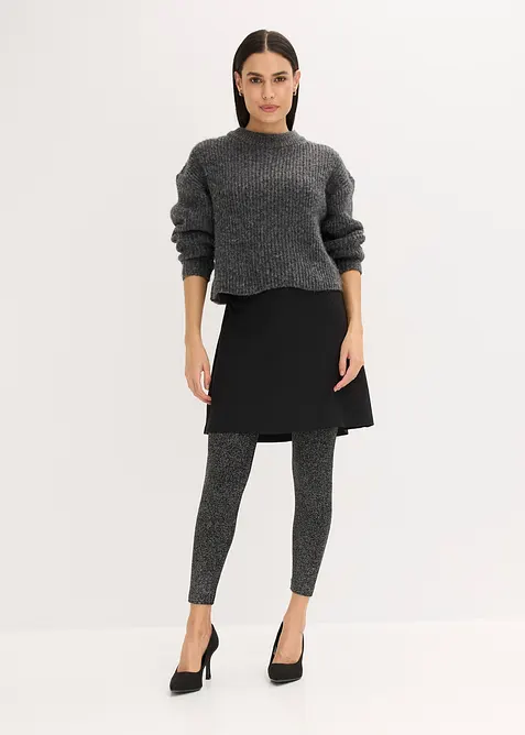 Termo punčochové legíny ze třpytivé příze, bonprix