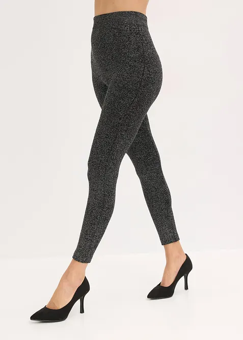 Termo punčochové legíny ze třpytivé příze, bonprix