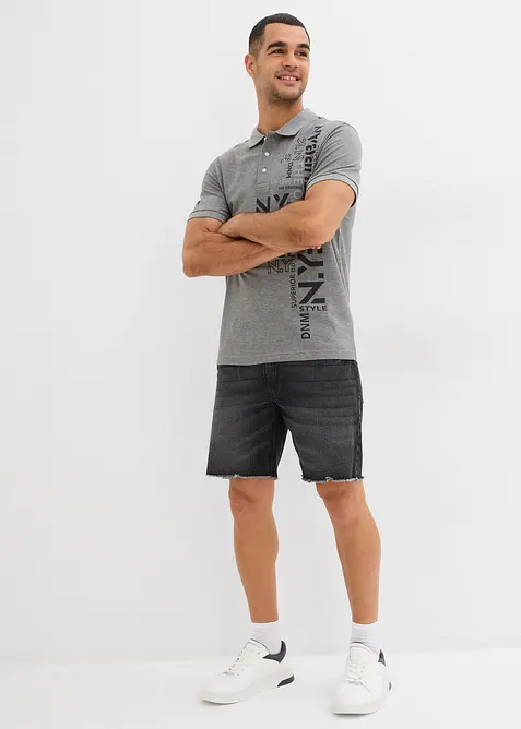 Polo tričko z piké z čisté bavlny, Slim Fit, krátký rukáv, bonprix