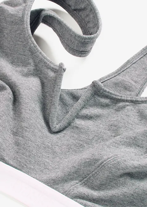 Podprsenkový top s organickou bavlnou, bonprix