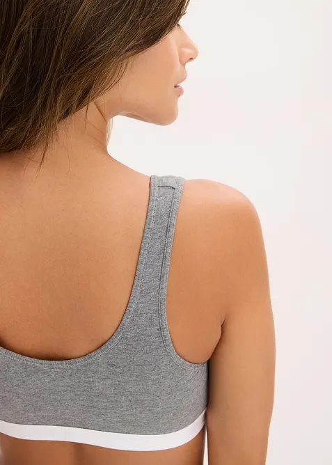 Podprsenkový top s organickou bavlnou, bonprix