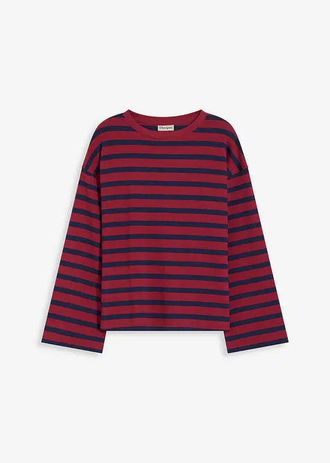 Pruhované triko z čisté organické bavlny, bonprix