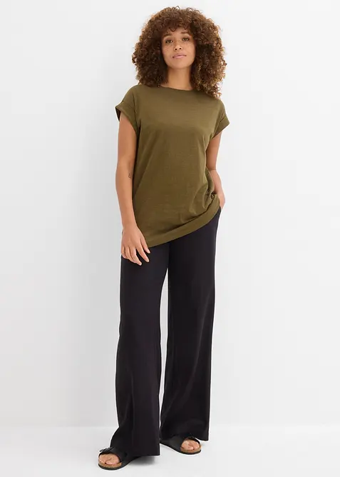 Dlouh&eacute; tričko z čist&eacute; organick&eacute; bavlny (2 ks v balen&iacute;), bonprix