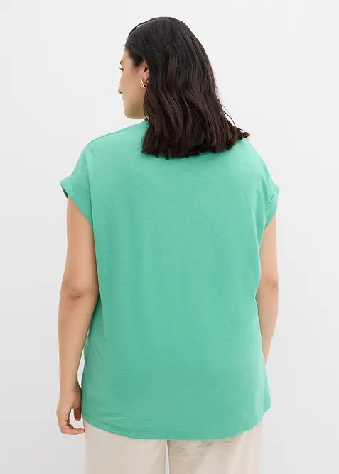 Dlouhé tričko z čisté organické bavlny (2 ks v balení), bonprix