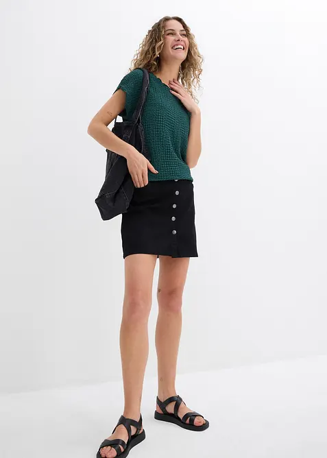 Triko z lehkého krepu, bonprix