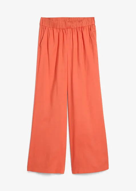 Široké kalhoty Palazzo s pohodlným pasem, bonprix