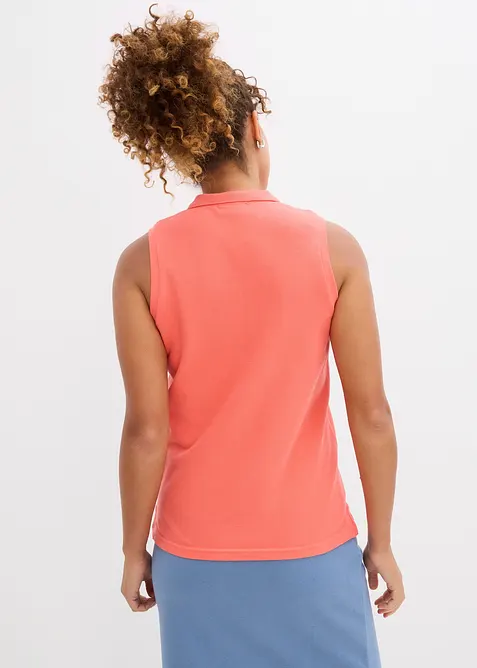 Pólo top z čisté organické bavlny, bonprix