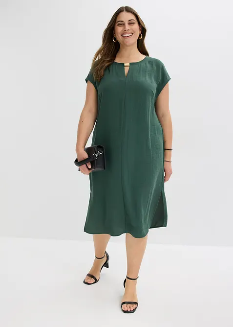 Šaty ze strukturovaného materiálu, bonprix