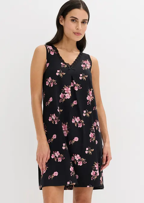 Krátká noční košile z měkké viskózové směsi, bonprix