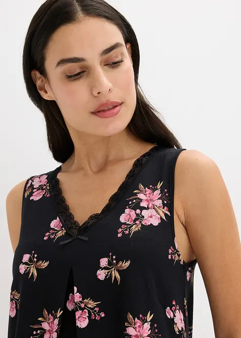 Krátká noční košile z měkké viskózové směsi, bonprix