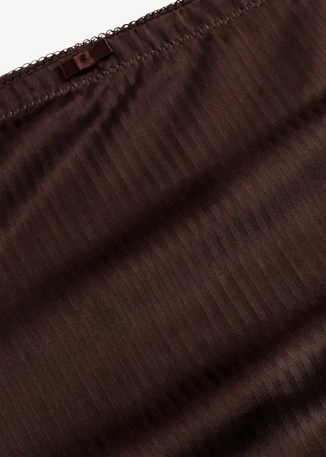 Stahovací bokové kalhotky s lesklým efektem, střední tvarující efekt, bonprix