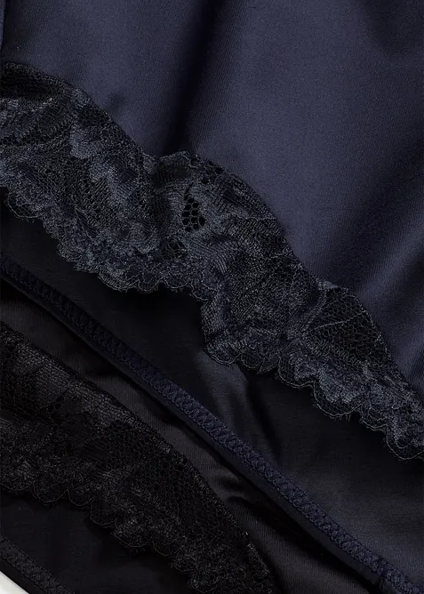 Stahovací kalhotky s lesklým efektem, střední tvarující efekt (2 ks v balení), bonprix