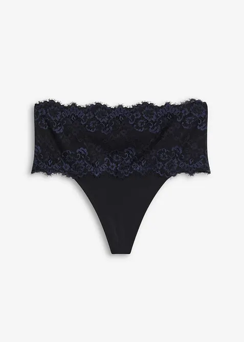 Stahovací tanga s krajkou, střední tvarující efekt, bonprix