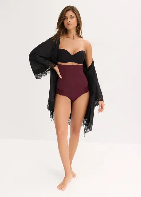 Stahovac&iacute; bokov&eacute; kalhotky s&nbsp;vysok&yacute;m pasem, siln&yacute; tvaruj&iacute;c&iacute; efekt, bonprix