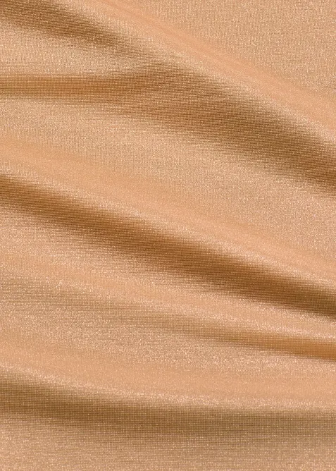 Stahovací kalhotky s vysokým pasem, z třpytivého materiálu, střední tvarující efekt, bonprix