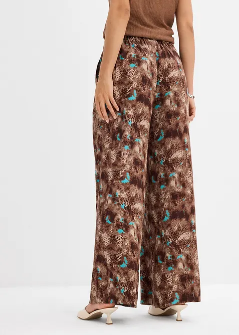 Kalhoty bez zapínání, ze splývavé viskózy, bonprix