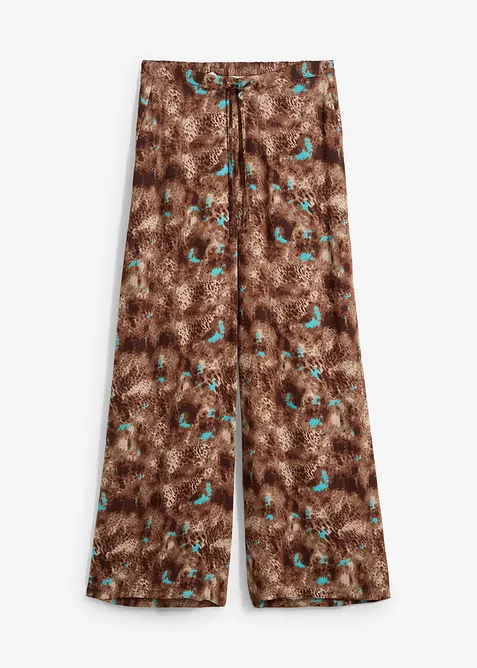 Kalhoty bez zapínání, ze splývavé viskózy, bonprix