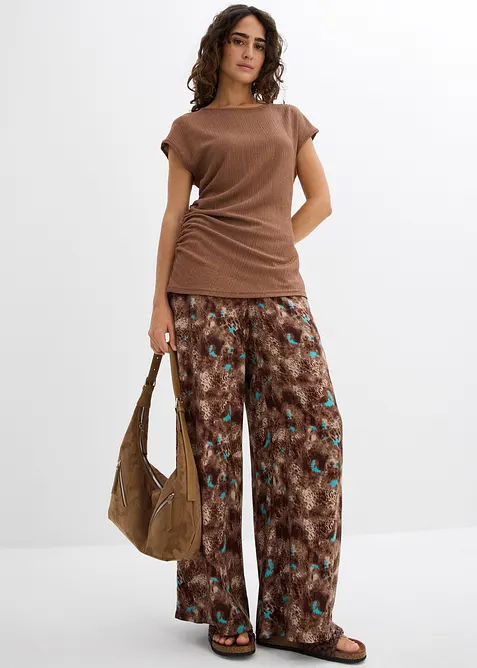 Asymetrický top z lehkého krepu, bonprix