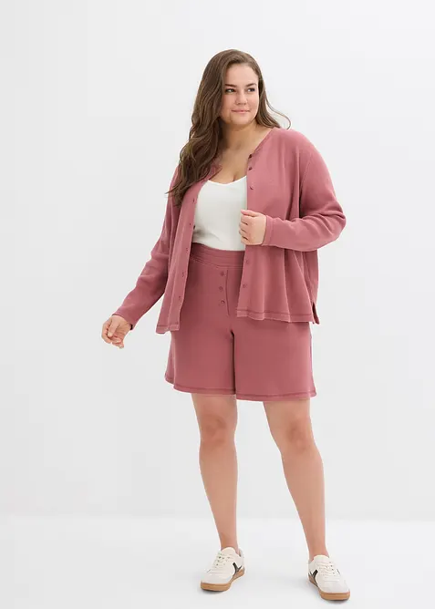 Šortky bez zapínání, z čisté bavlny, bonprix