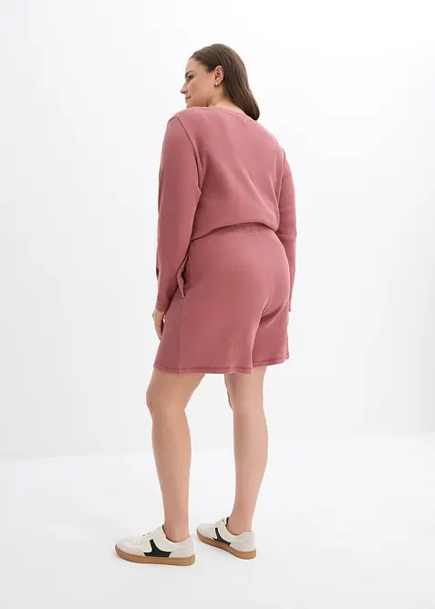 Šortky bez zapínání, z čisté bavlny, bonprix