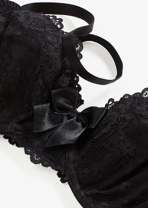 Podprsenka s kosticemi, z krajky, bonprix