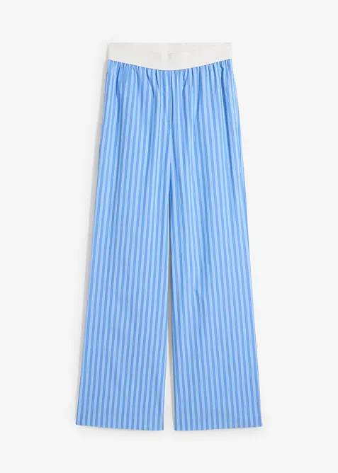Palazzo kalhoty z popelínu, bonprix