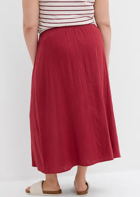 Dlouhá sukně z mušelínu, bonprix